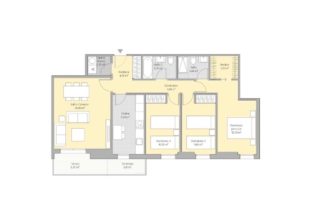  à vendre appartement Quatre Carreres Malilla Valence 13