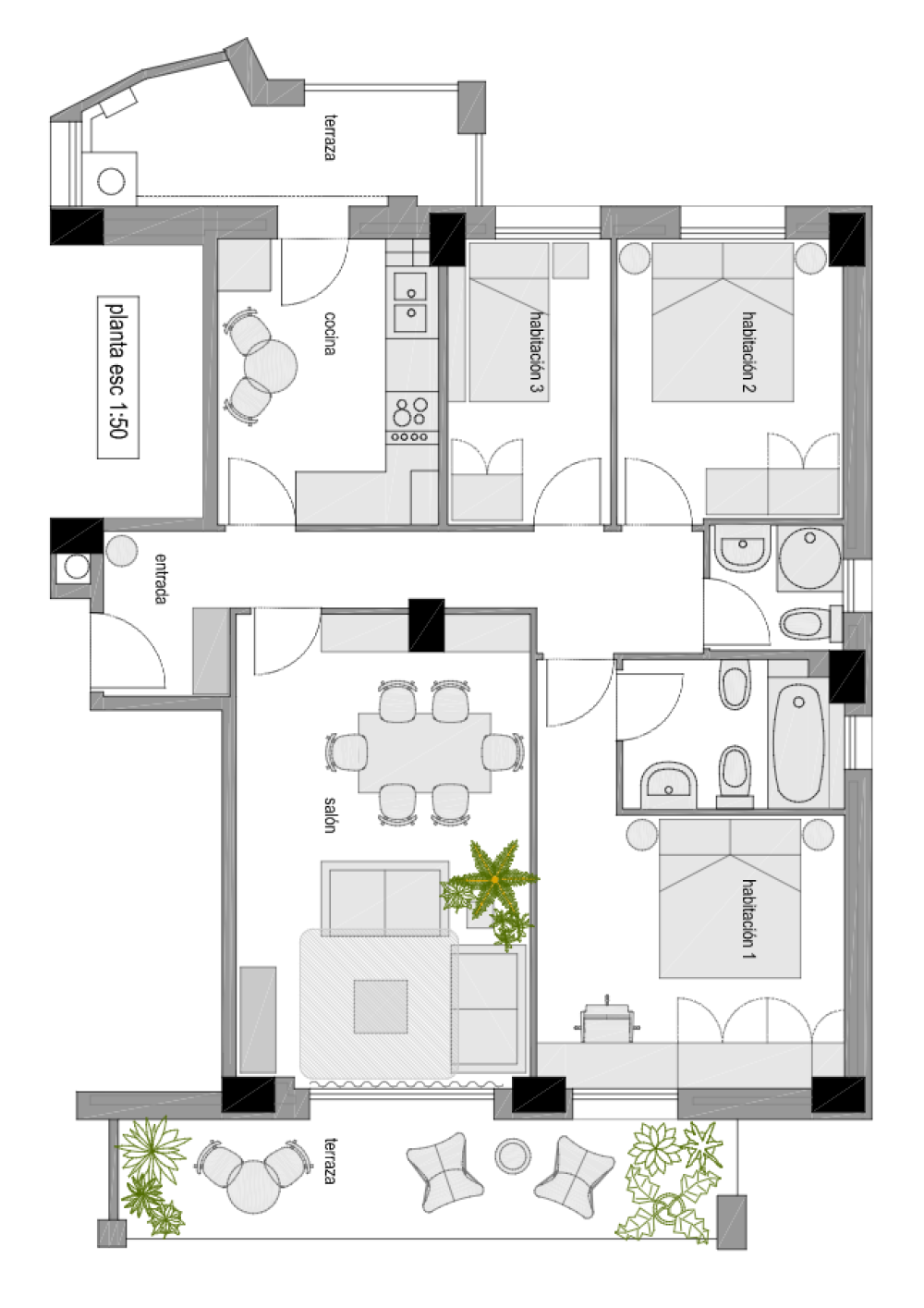  à vendre appartement Ensanche Residencial Tarragonès 1