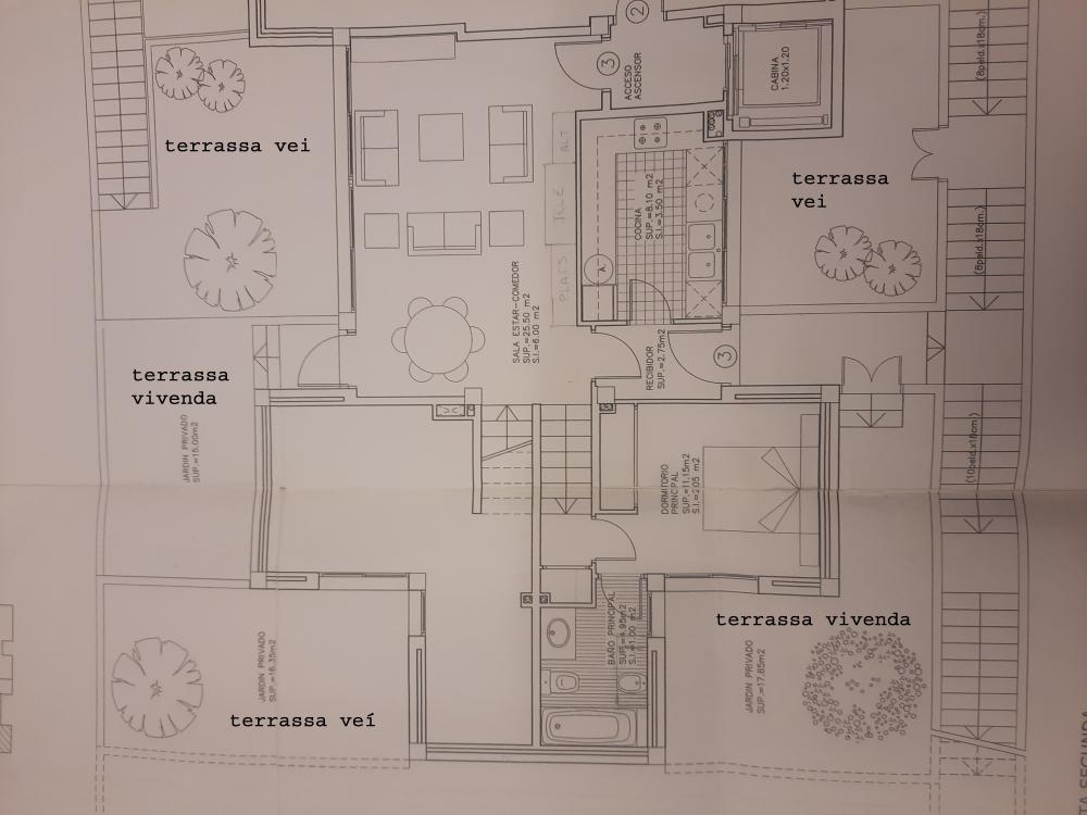  à vendre appartement Horta Guinardó-Carmel Barcelonès 16