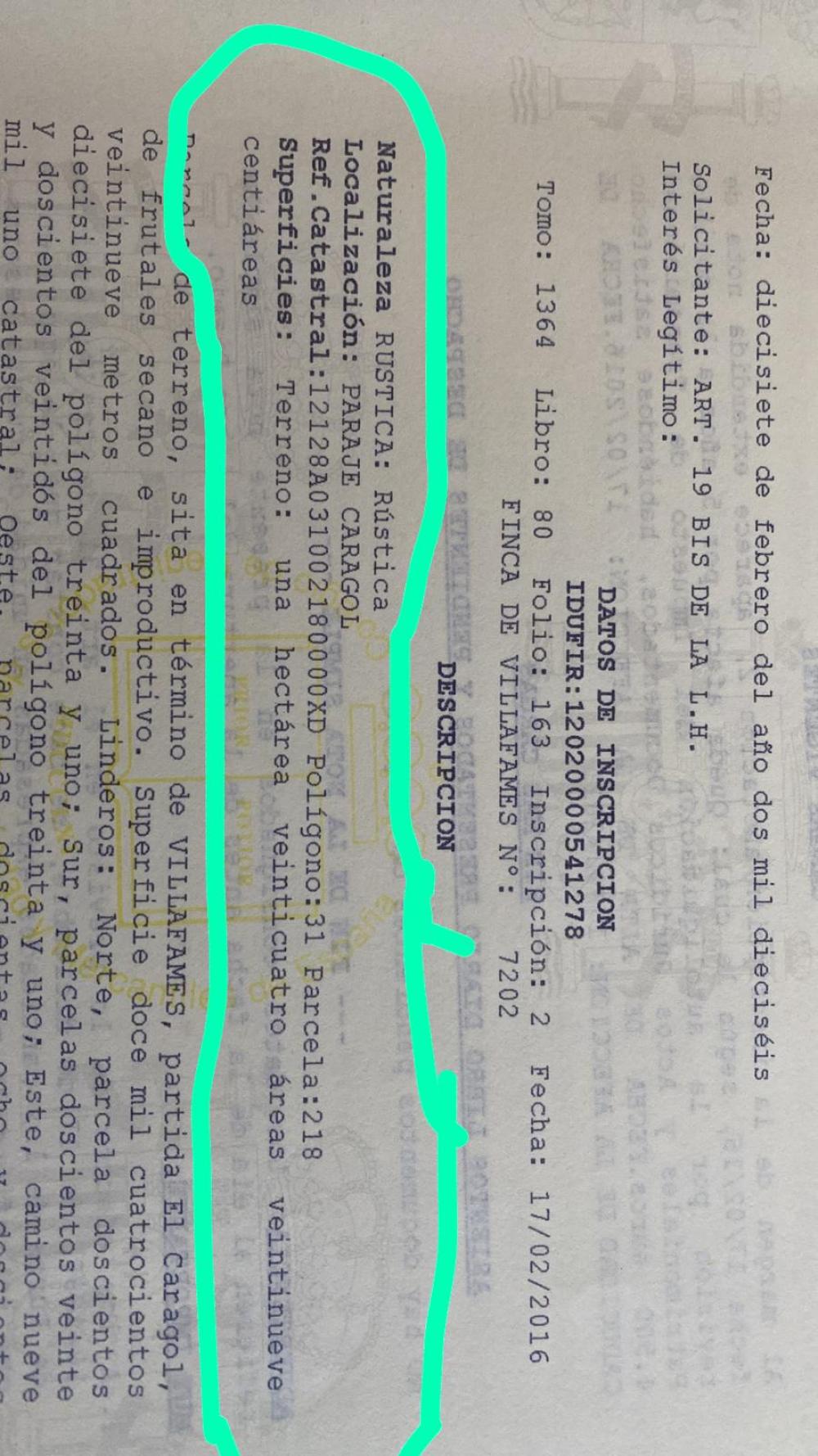  à vendre terrain Vilafamés Plana Alta 28