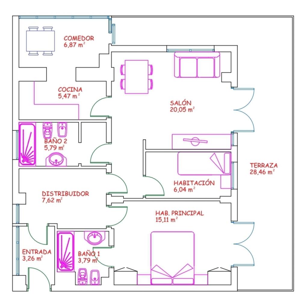  à vendre appartement Benidorm Marina Baixa 1