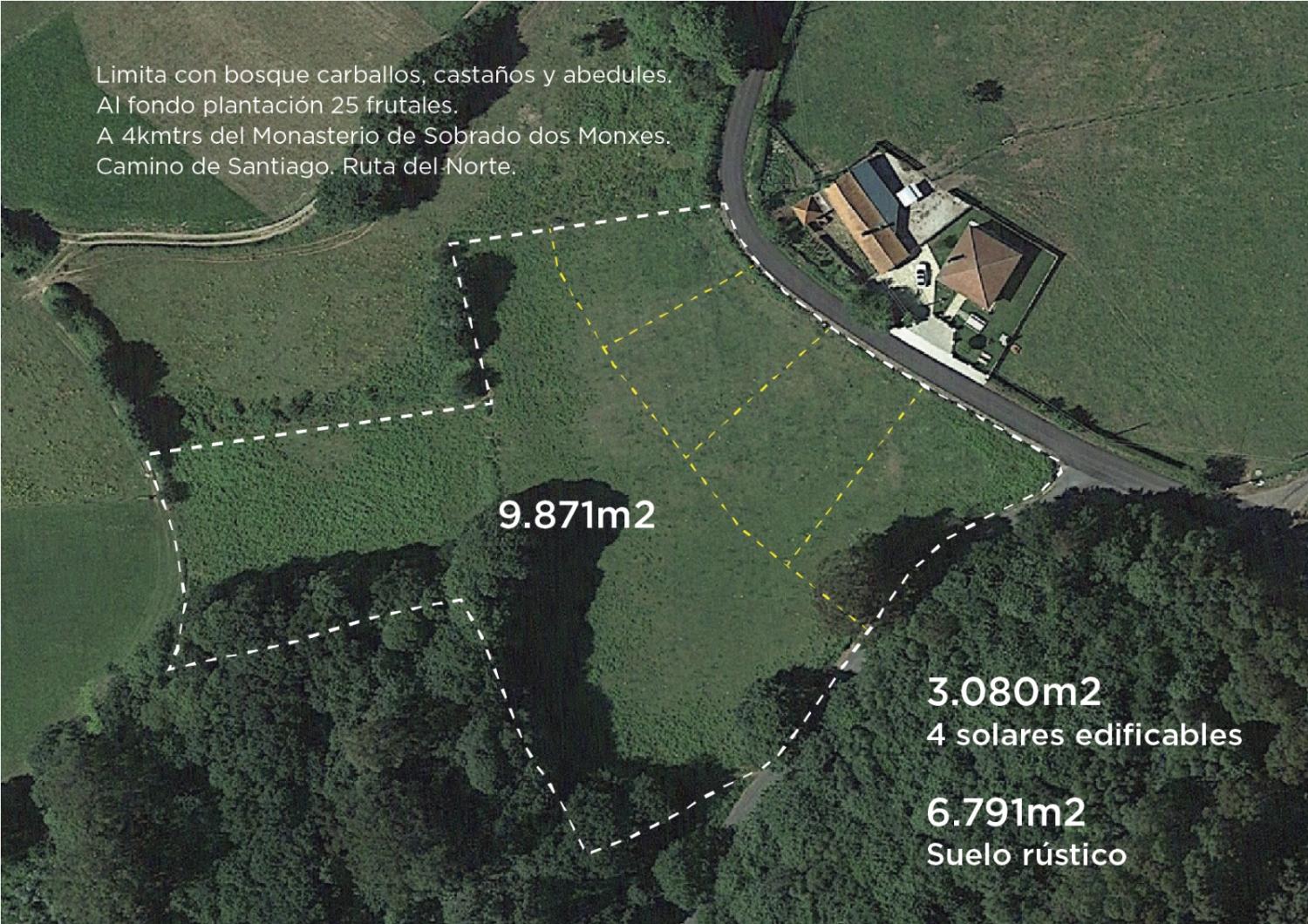  à vendre terrain Pousada De Arriba Tierra De Mellid 1
