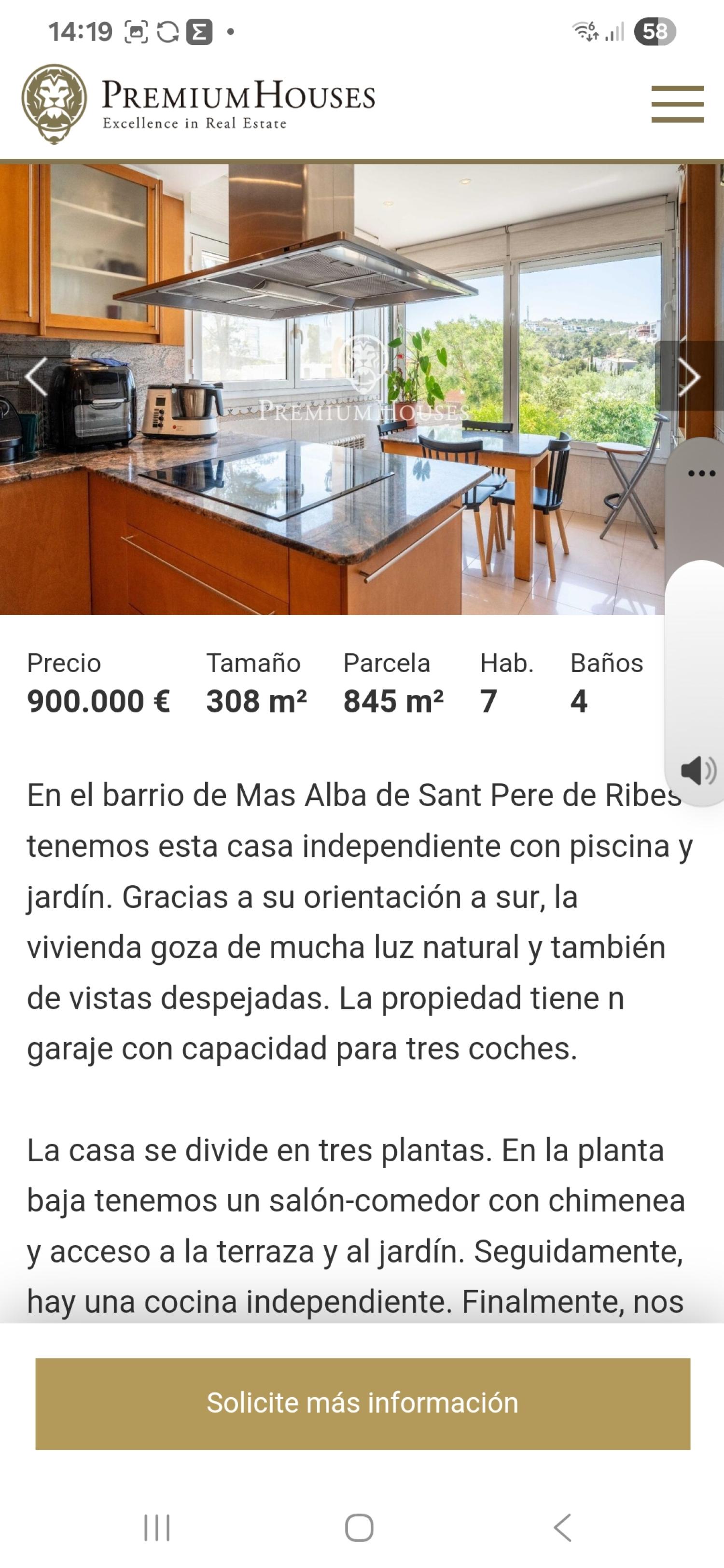  à vendre maison Sant Pere De Ribes Garraf 78