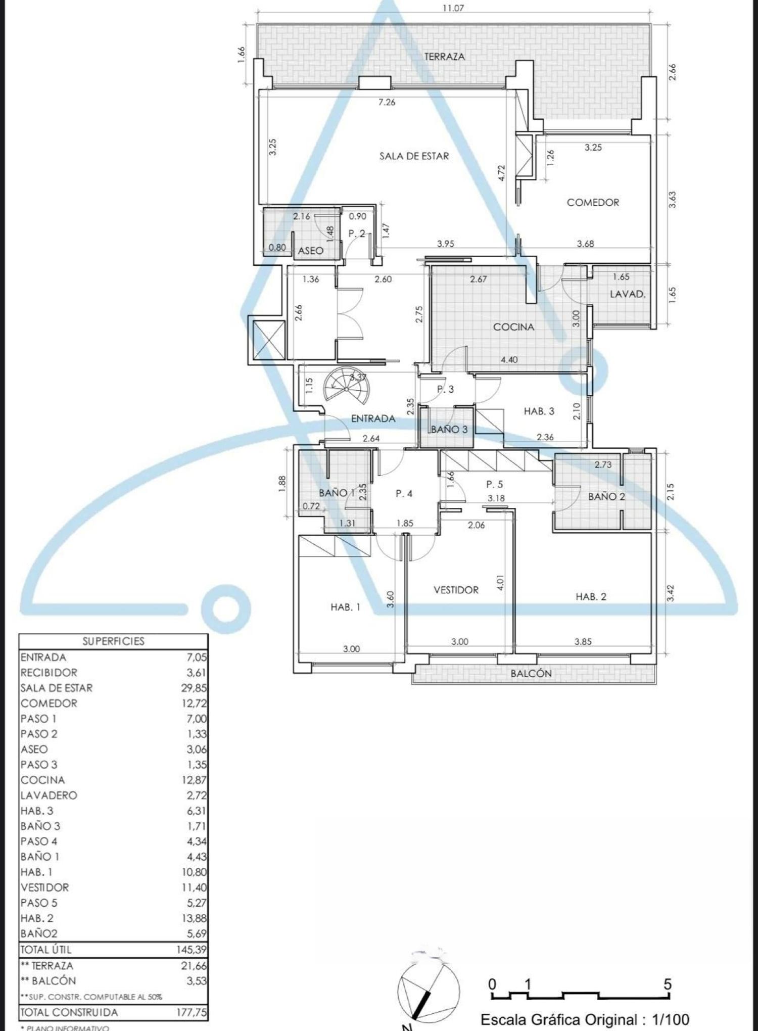  à vendre penthouse Les Corts-Pedralbes Barcelonès 27